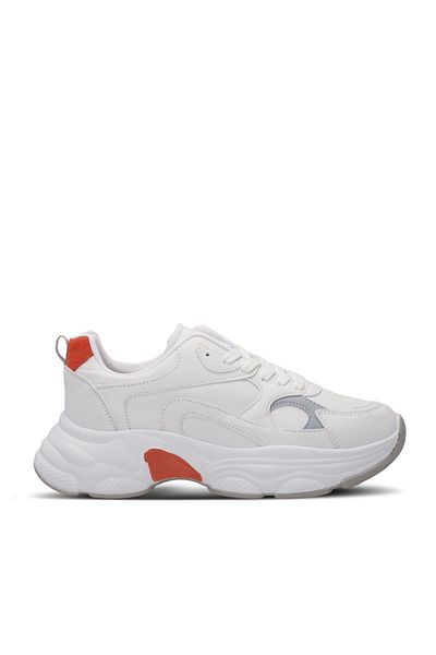 Slazenger Pantofi pantofi de damă ZUSA alb/portocaliu