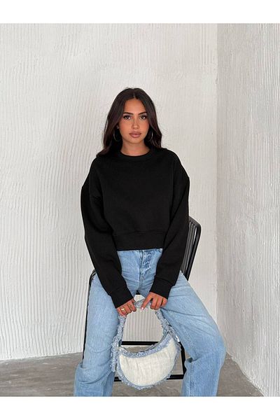 Noa Noa Суитшърт с три нишки и кръгло деколте