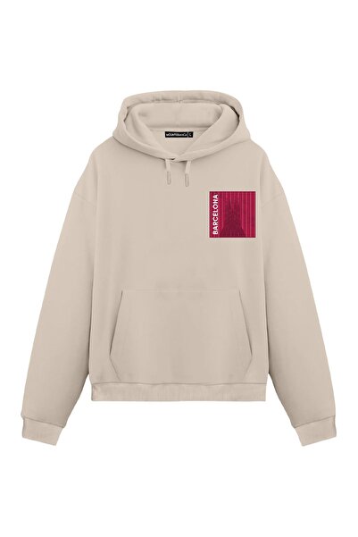 Mounte Bianca Unisex Barcelona - Obična majica sa kapuljačom
