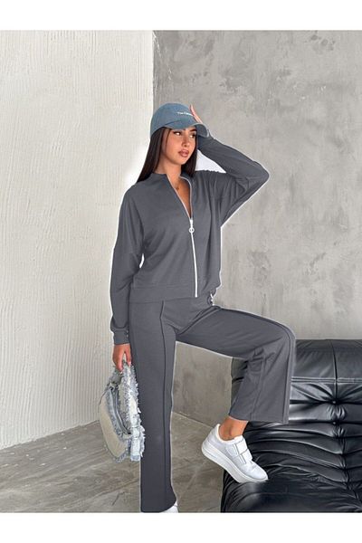 Gugus Smoked Women's Modal Set - Oys Zippered