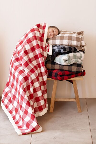 Tekstil Home Scotch Plaid Pattern Reversible Multi-Purpose Welsoft Tv Blanket 160X200 cm