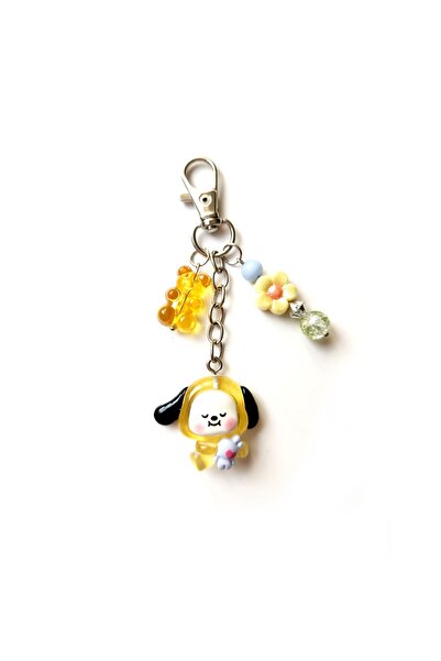 Güneş Kırtasiye BTS Jimin BT21 Chimmy Charm Anahtarlık Çanta Süsü