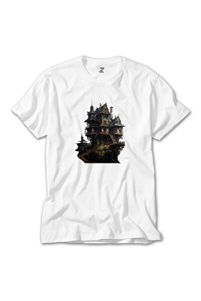 Butik Λευκό μπλουζάκι Castle in The Forest