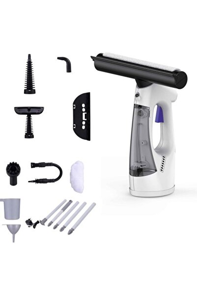 Genel Markalar Vakumlu Şarjlı 4 Led Işıklı Cam Pencere Temizleme Makinesi Rob...