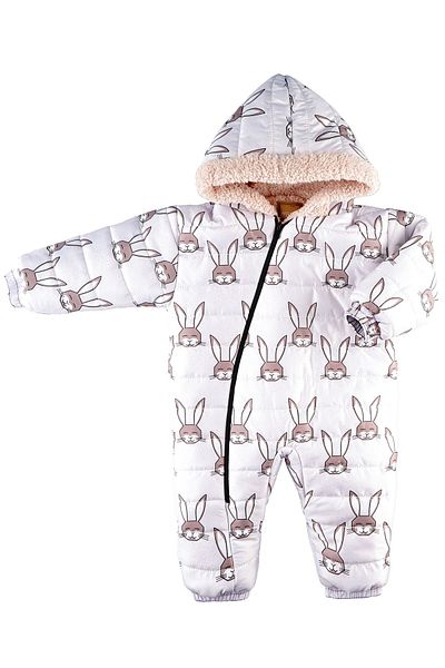 Merdia Rabbit Patterned Fur Inside Cosmonot/Astronot
