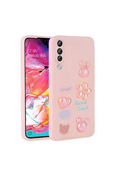 Ummeslem Samsung Galaxy A70 için Uyumlu Kılıf Kabartma Figürlü Parlak Toys Si...