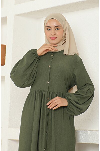 sefamerve Judge Collar Wrap Ferace - Khaki 1022-01