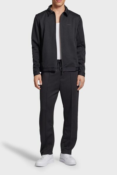 BOSS Yünlü Regular Fit Polo Yaka Fermuarlı Sweat Erkek SWEAT 50518726 001