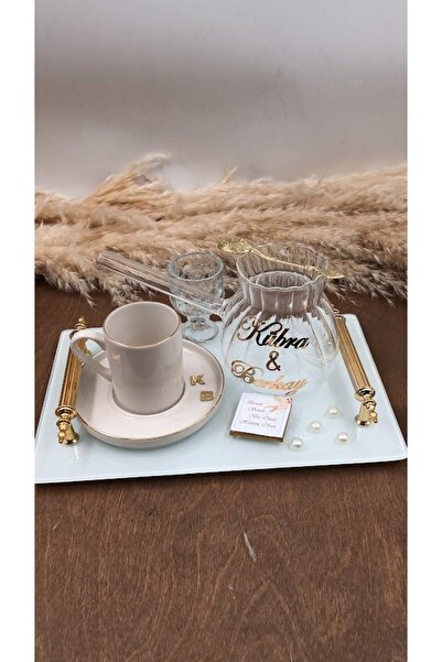 Denseden Cana pentru mire pentru fete - Tava de sticlă pentru ceainic