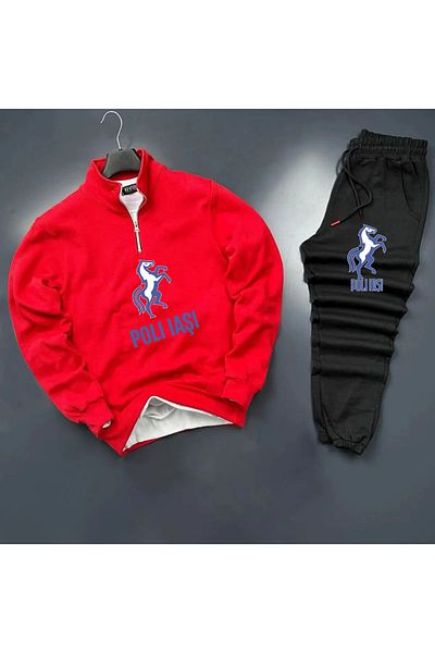 Pisa Art Poly Iasi Sweatshirt and Sweatpants - Combination Set of 2