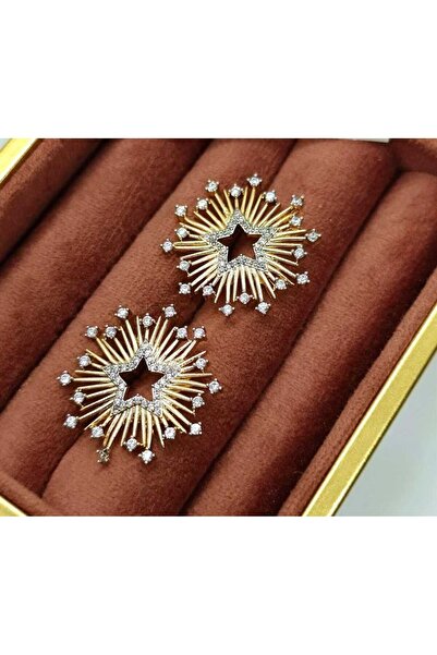 Bubbleatelier Yıldız gold küpe