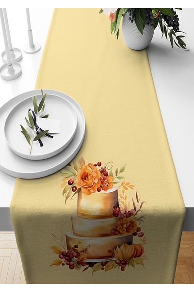 Bertille Home Autumn Series 140X40 cm Digital Printed Runner (Halloween Autumn)