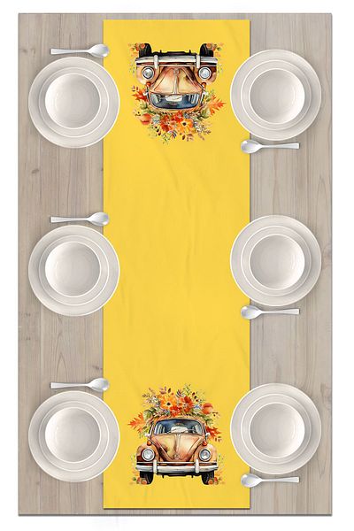Bertille Home Autumn Series 140X40 cm Digital Printed Runner (Halloween Autumn)