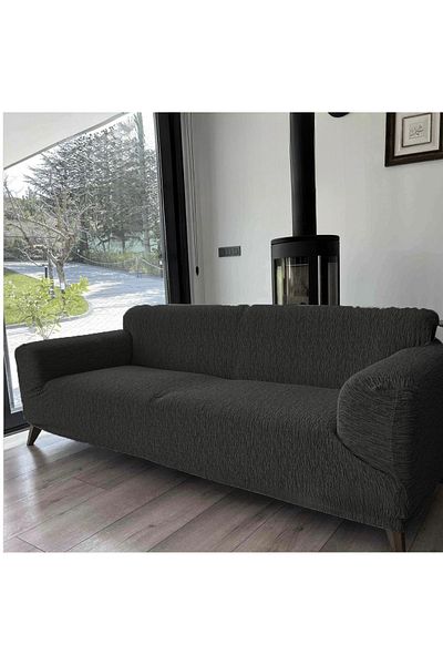 TUCHMALL Jacquard Sofa Cover, Sofa Cover, Chester Cover, Sofa Cover for 3 People, 1 Piece