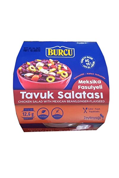 BURCU 150 gram zencefil meksika fasulyeli tavuk salatası
