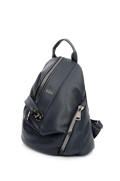 GÖNDERİ(R) Marineblauer Gön Damen-Rucksack in großer Größe B0647