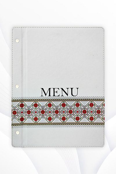 ankara menü 5 Sheets A4 Menu Container - Printed and Acidated