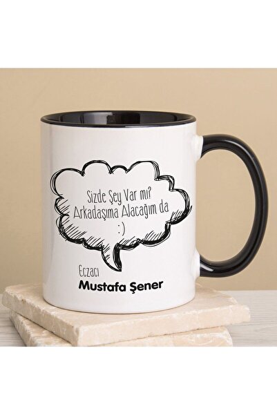 EJOYA Kişiye Özel Eczacı Konuşma Balonu Kupa Bardak 80265