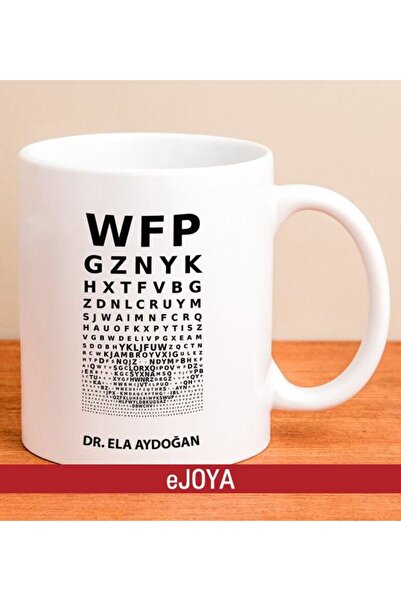 EJOYA Kişiye Özel Göz Doktoru Kupa Bardak 80096