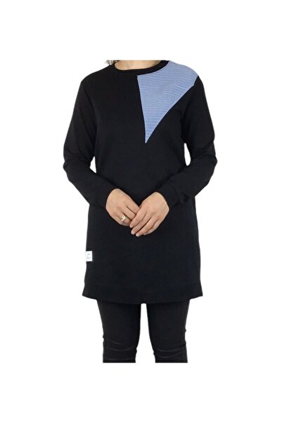 ECE GİYİM KADIN KOLAĞZI RİBANALI ALTI BANTLI KOMBİNLİ İKİ İPLİK MEVSİMLİK PEN...