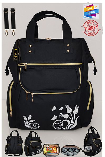 USF Baby Care Bag Organizer Functional Luxury Mother Baby Care Backpack