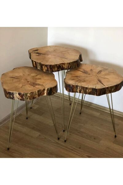 SENİR MOBİLYA DEKORASYON Kütük sehpa