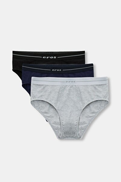 Eros Men's 3-Piece Multicolor Slip Panties Eq.Ru.So.0K.Ka1.6