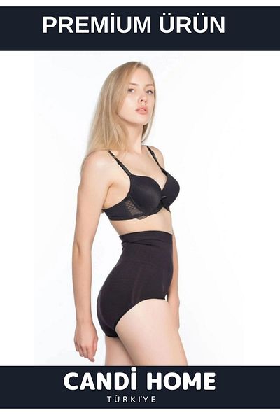 HOBİ CONDİ Premium Special Series Light Comfortable Fabric Slimming Firming High Waist Slip Corset