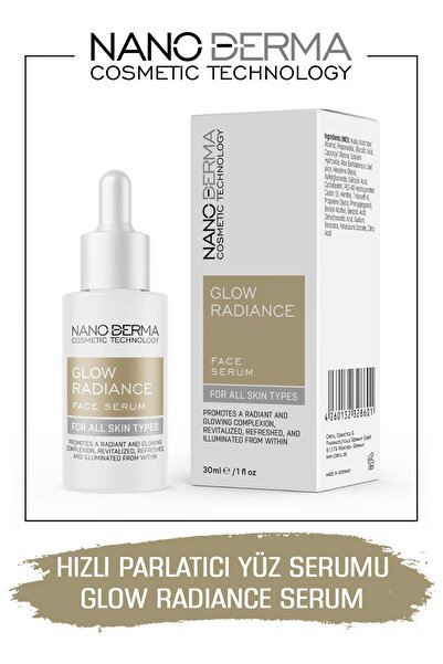Nanoderma Hızlı Parlatıcı Yüz Serumu Cilde Işıltı Veren Aydınlatıcı Canlandır...