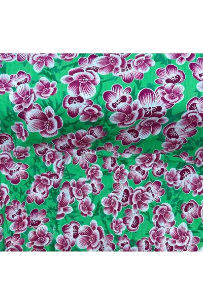 Butik فيسكوز وردي منقوشة بالأزهار