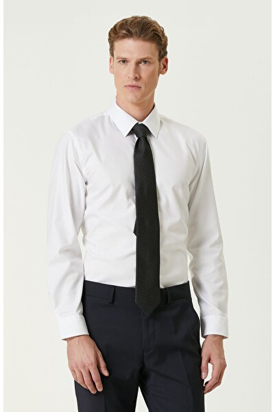 Network Beyaz Non-ıron Gömlek