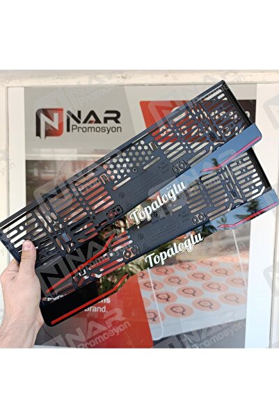 Nar Promosyon Adınıza Firmanıza Kişiye Özel 1. Kalite Pleksi Oto Plakalık 2 Adet