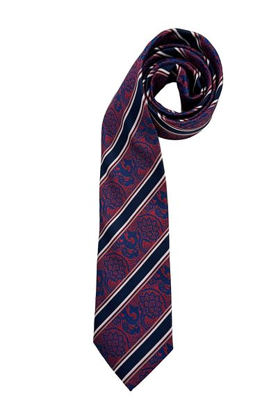 CROATE 100% Microfiber Striped Tie