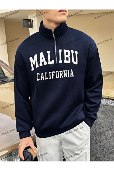 Adrift Y2K Bay Світшот - Напівзастібка-блискавка KOD1399