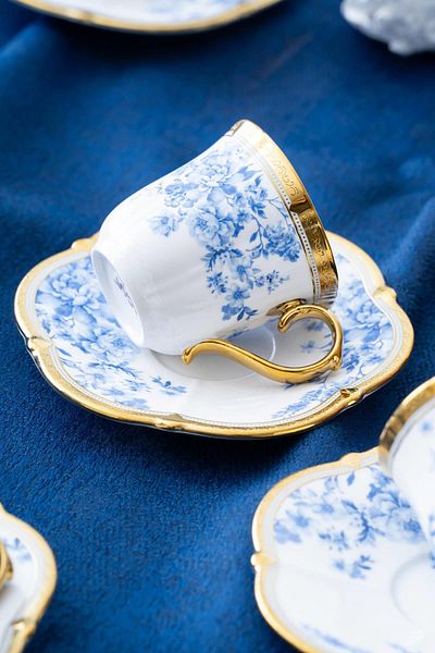 ACAR Bluebell 6-Person Coffee Cup Set - 90 ml