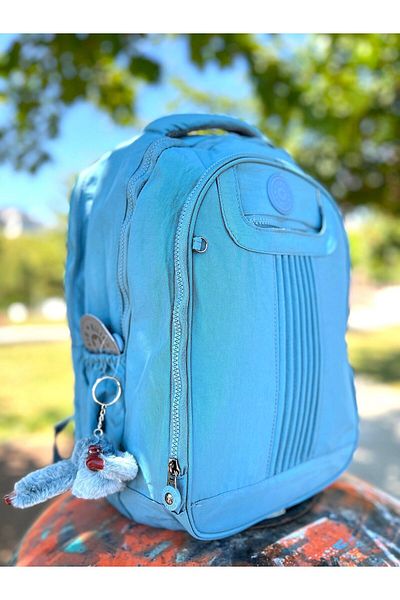 Bonjour 11 Compartments Large Volume Water Resistant Fabric Unisex School Bag Backpack