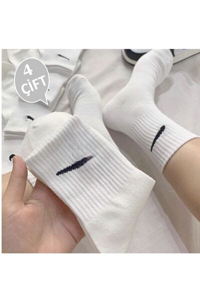 Dalita 3 Çift Dilkişsiz Çorap Dayanaklı Esnek Günlük Spor Kullanım Erkek Kadı...