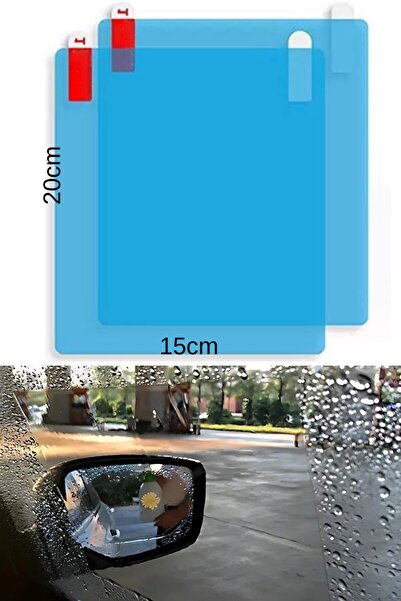 KDOT Yağmur Tutmayan Otomobil Ve Büyük Araç Yan Ayna Cam Filmi 2 Adet 200x150mm