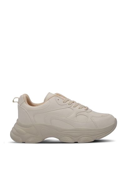 Slazenger Zusa Beige Sneaker Women's Shoes