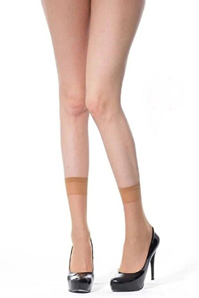 Müjde Kadın 20 Den Ten Rengi Mat Ince Kısa Soket Çorap 57/ten ( 5 Çift )