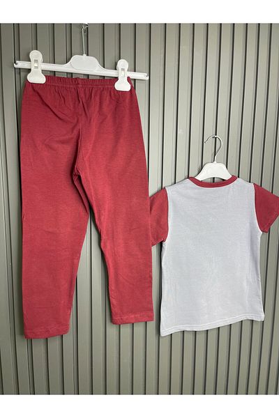 Serbend 5157 Boy's Pajamas Short Sleeve Set