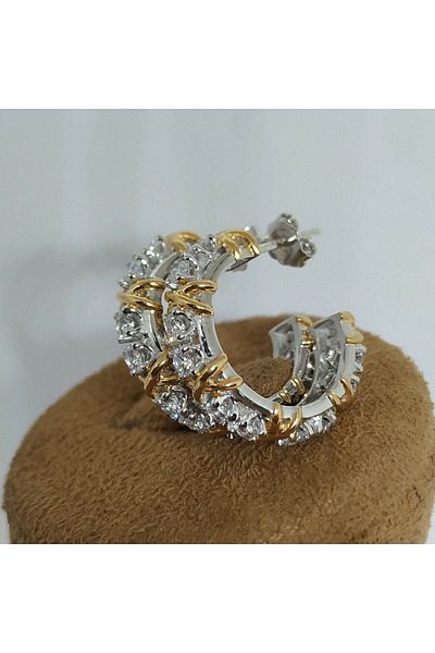 Aytun Xoxo Model Steel Earrings