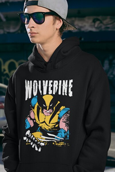 SEVBANO Unisex majica sa kapuljačom s motivom filmskog heroja Wolverine