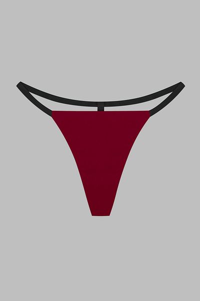 Yohannes Club Women'S, T-Thong String Panties, 3-Piece, Pink, Burgundy, Navy