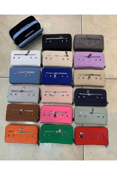 ÇANTA Women's Wallet with Button Detail
