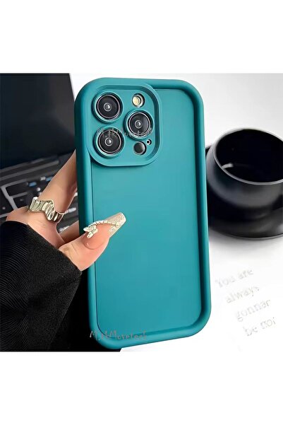 m.tk moveteck İphone 16 Pro Kılıf Yumuşak Renkli Lansman Silikon Kamera Korum...