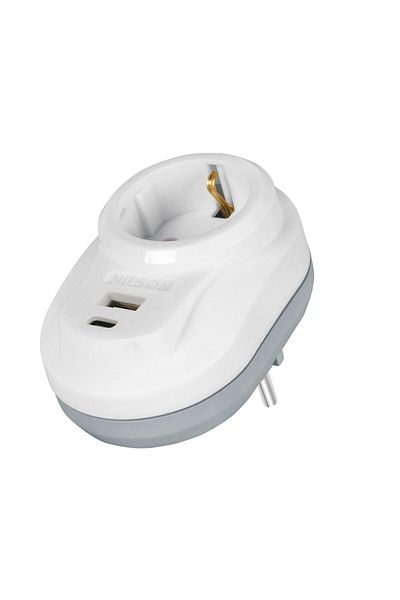 Axe Tools C Type Surge Protected Single U + C Type Plug Socket (1 PC)