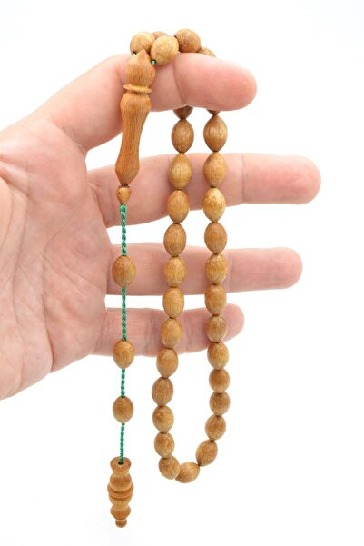 Murty99 Master Work System Beige Cut Beech Wooden Prayer Beads
