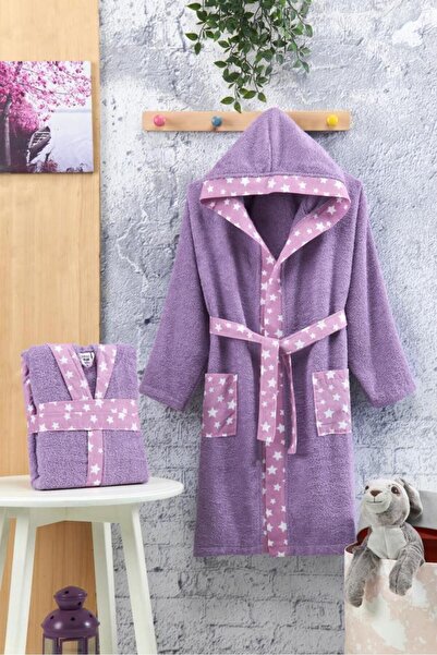 OYALI TEXTİLE رداء حمام للأطفال مصنوع من القطن بنسبة 100% بغطاء للرأس، ناعم و...