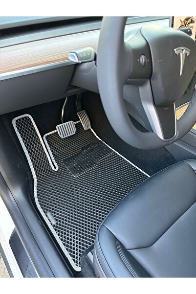 LORS Tesla Model Y Eva Oto Paspas & Topukluk (SİYAH & GRİ)